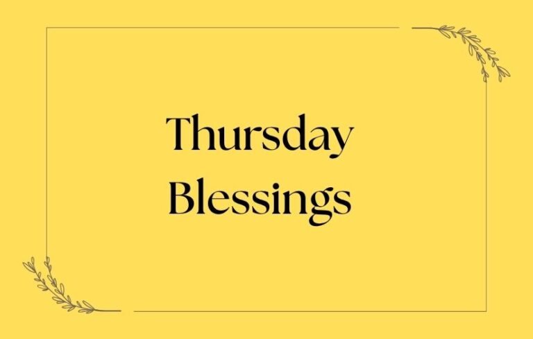 Thursday Blessings